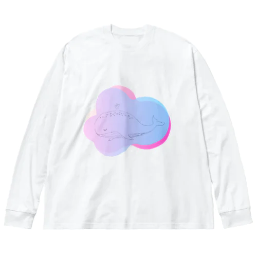 夢クジラ Big Long Sleeve T-Shirt