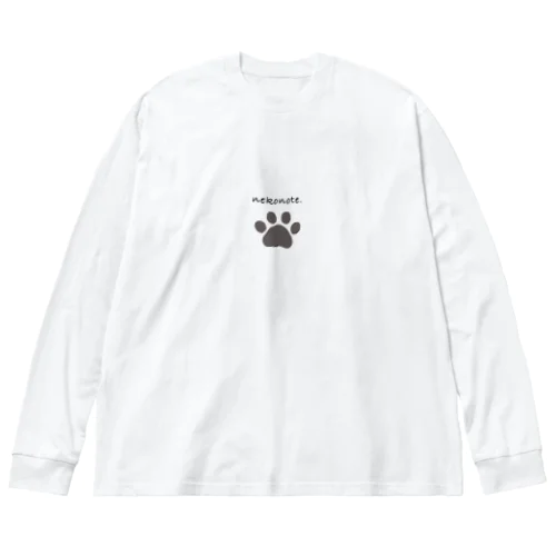 "ねこの手"肉球 Big Long Sleeve T-Shirt