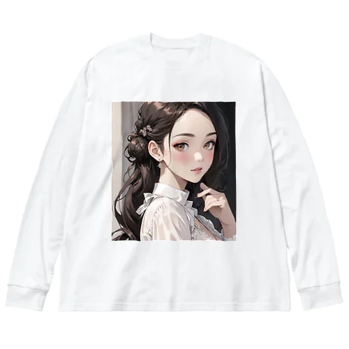 妖艶な大人の女性 Big Long Sleeve T-Shirt