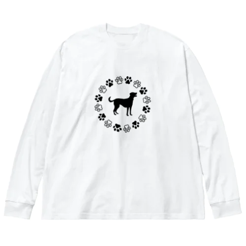 犬好きさん必見！かわいい犬ロゴ🐕✨ Big Long Sleeve T-Shirt