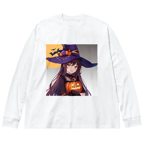 魔女っ子　ハロウィン Big Long Sleeve T-Shirt