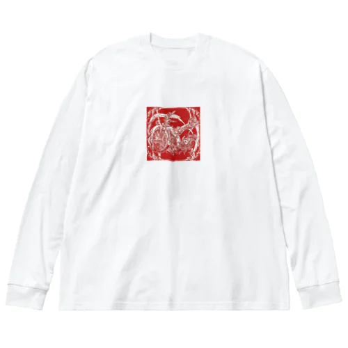 赤の怪物 Big Long Sleeve T-Shirt