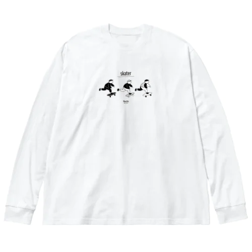 skater2 ビッグシルエットロングスリーブTシャツ