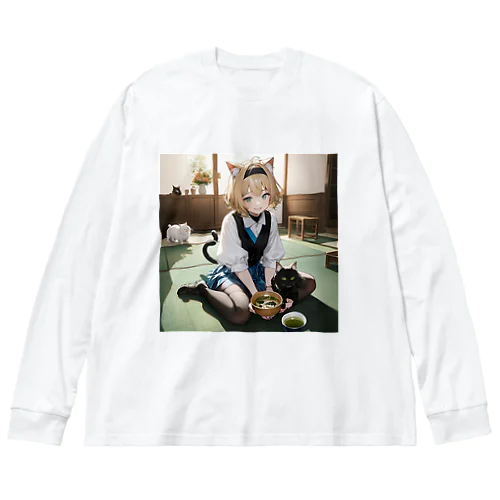 猫耳　みきな Big Long Sleeve T-Shirt