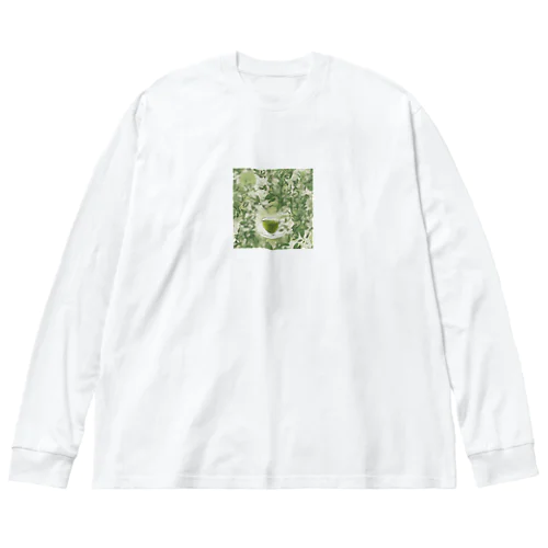 グリーンティーのアート　green tea art Big Long Sleeve T-Shirt