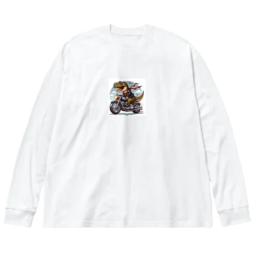 かわいい恐竜のイラストグッズ Big Long Sleeve T-Shirt