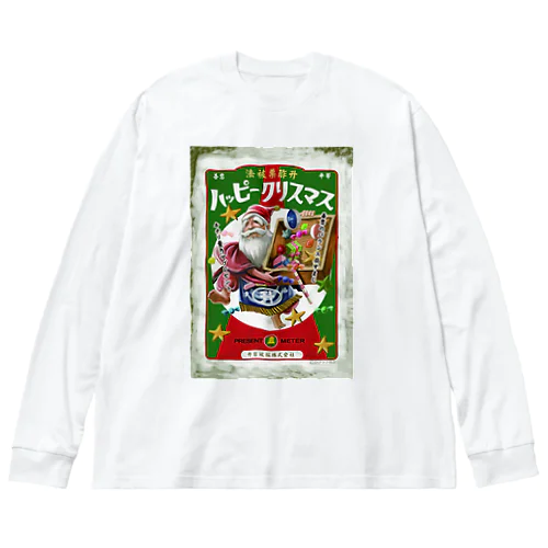 ハッピークリスマス ビッグシルエットロングスリーブTシャツ