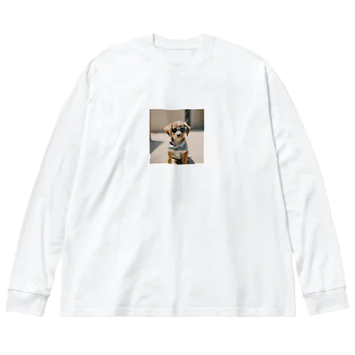 かっこつけの子犬のグッズ Big Long Sleeve T-Shirt