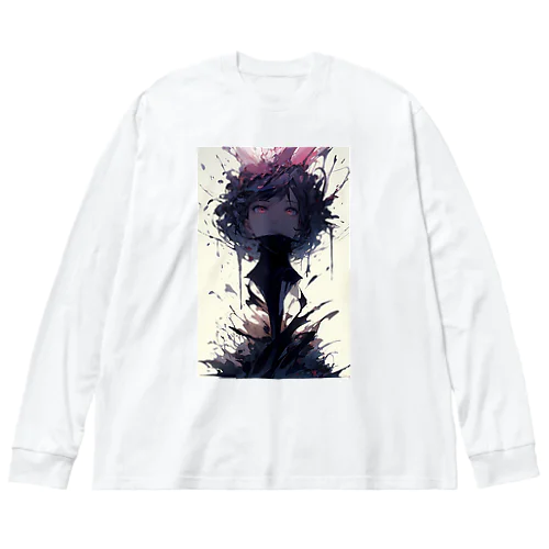 闇に落ちた美女 Big Long Sleeve T-Shirt