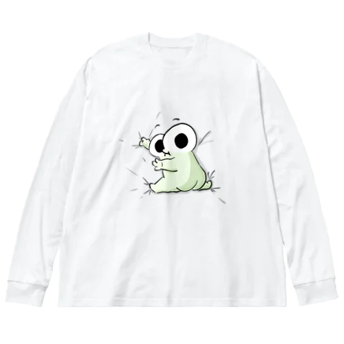 まめたんこぶ ビッグシルエットロングスリーブTシャツ