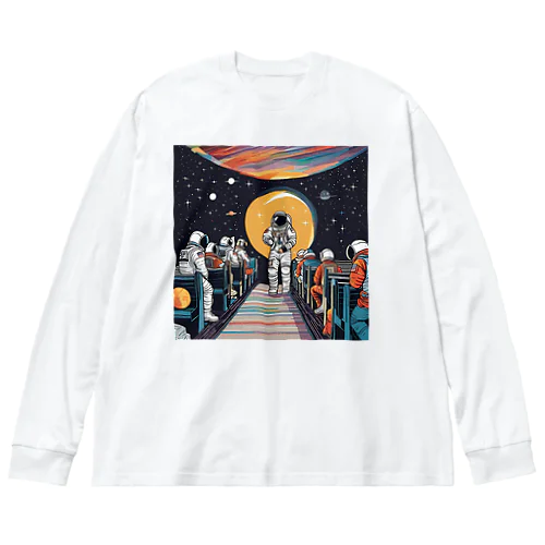 宇宙ムーン教の教え Big Long Sleeve T-Shirt