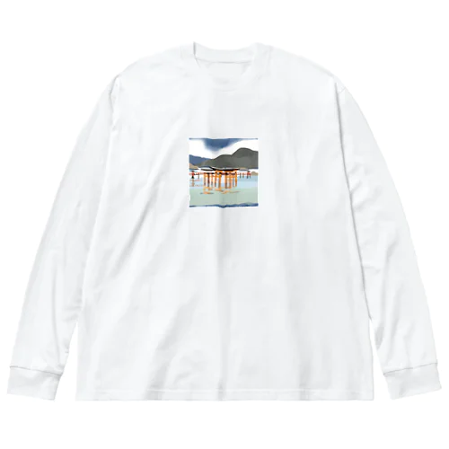 いつくしまじんじゃ Big Long Sleeve T-Shirt