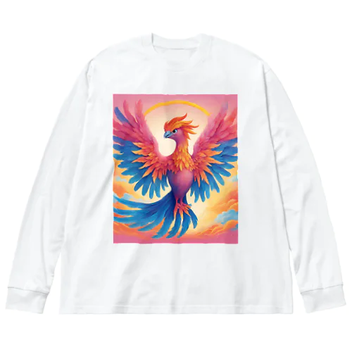 鳳凰 ビッグシルエットロングスリーブTシャツ