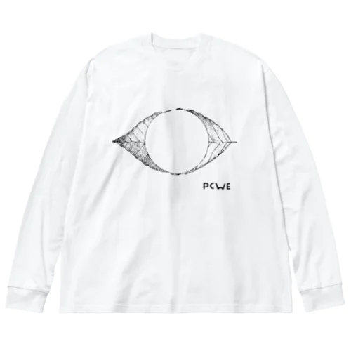 ミモリラジオ_黒ロゴ〈PCWE23W〉 Big Long Sleeve T-Shirt