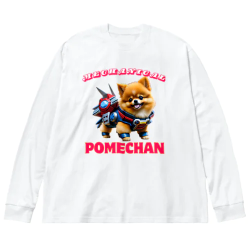 メカニカルポメちゃん ビッグシルエットロングスリーブTシャツ