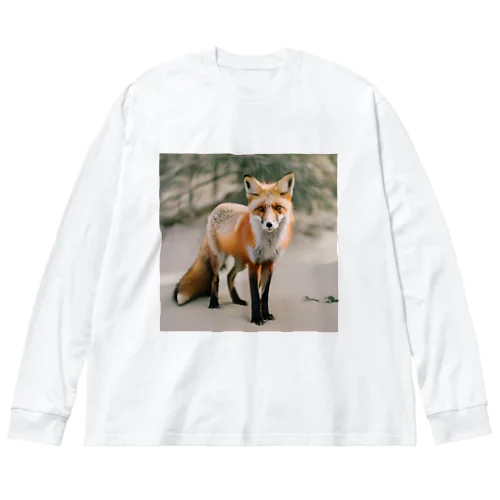 キタキツネのグッズ Big Long Sleeve T-Shirt