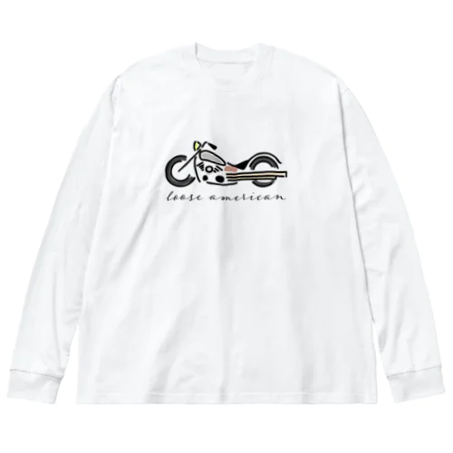 ゆるいアメリカン Big Long Sleeve T-Shirt