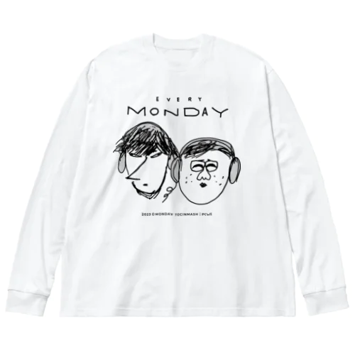 画伯 Second〈PCWE23W〉 Big Long Sleeve T-Shirt