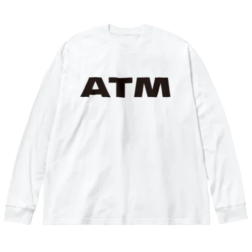 ATM LOGO ビッグシルエットロングスリーブTシャツ
