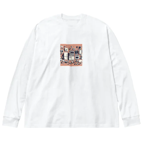 リサイクル ビッグシルエットロングスリーブTシャツ