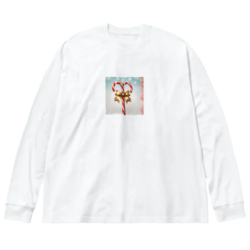 キャンディケイン（Candy Cane） Big Long Sleeve T-Shirt