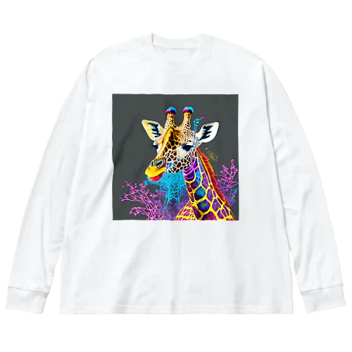 キリン　 Big Long Sleeve T-Shirt