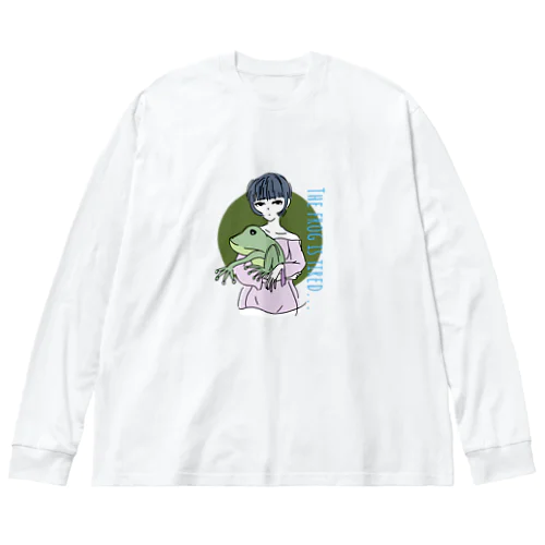 カエル好きな女の子 Big Long Sleeve T-Shirt