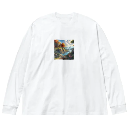 映える景色グッズ Big Long Sleeve T-Shirt