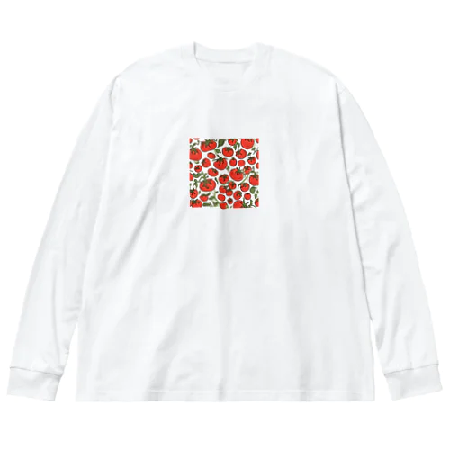 トマト ビッグシルエットロングスリーブTシャツ