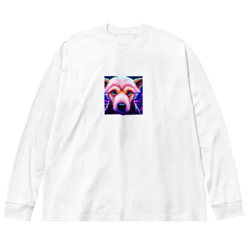 リアルな犬 Big Long Sleeve T-Shirt