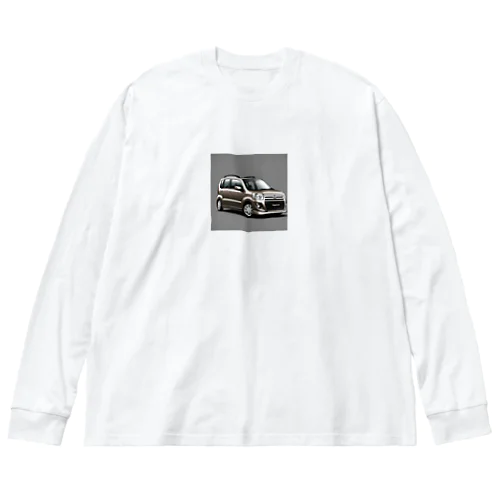 車 ビッグシルエットロングスリーブTシャツ