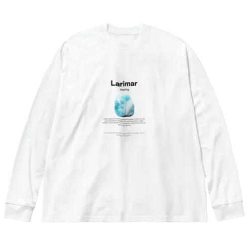 ラリマー・ヒーリング・ストーン Big Long Sleeve T-Shirt