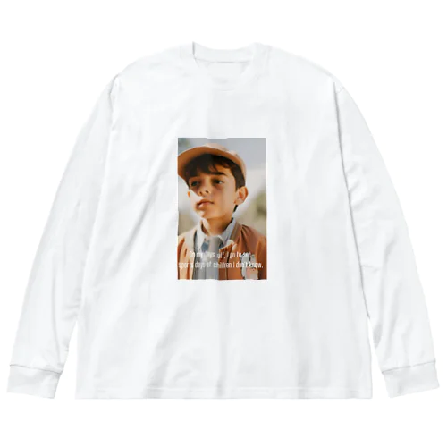 英語ならイイカンジ Big Long Sleeve T-Shirt