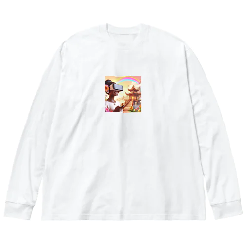 VR女子 ビッグシルエットロングスリーブTシャツ