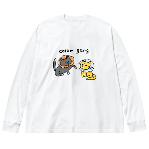 カラーギャング ビッグシルエットロングスリーブTシャツ