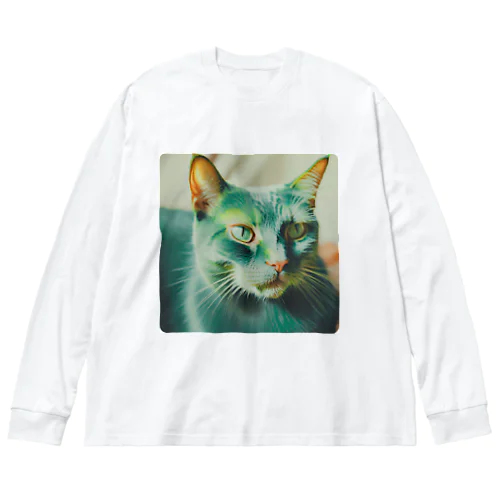 えめぐりきゃっと Big Long Sleeve T-Shirt