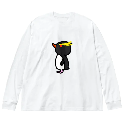 イワトビペンギン ビッグシルエットロングスリーブTシャツ
