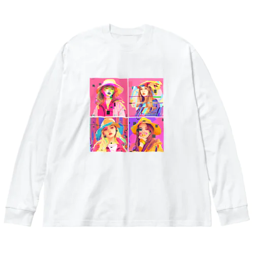 ネオン Big Long Sleeve T-Shirt