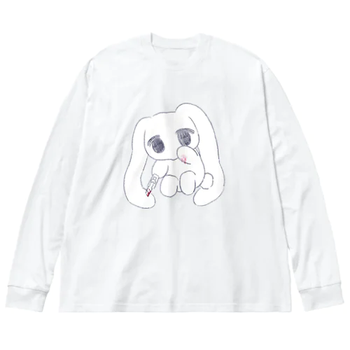 しんどみうさぎちゃん Big Long Sleeve T-Shirt