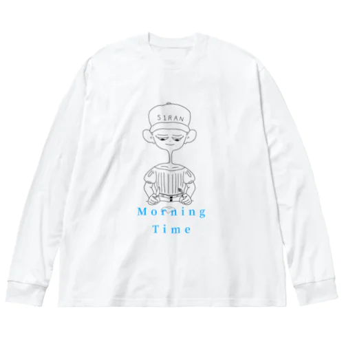 Siran(Morning Time-ブラック-) ビッグシルエットロングスリーブTシャツ