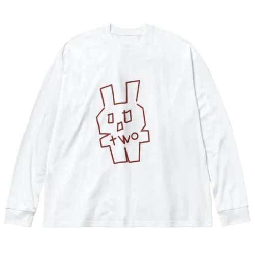 兎うさtwo Big Long Sleeve T-Shirt