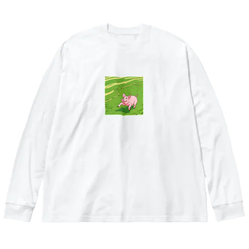 ぶぅちゃん ビッグシルエットロングスリーブTシャツ