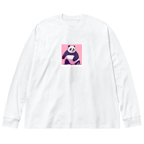 太っちょパンダ Big Long Sleeve T-Shirt