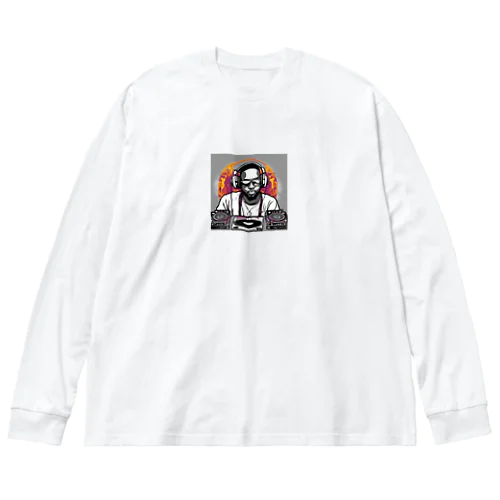 クラブでミキサー回すDJ Big Long Sleeve T-Shirt