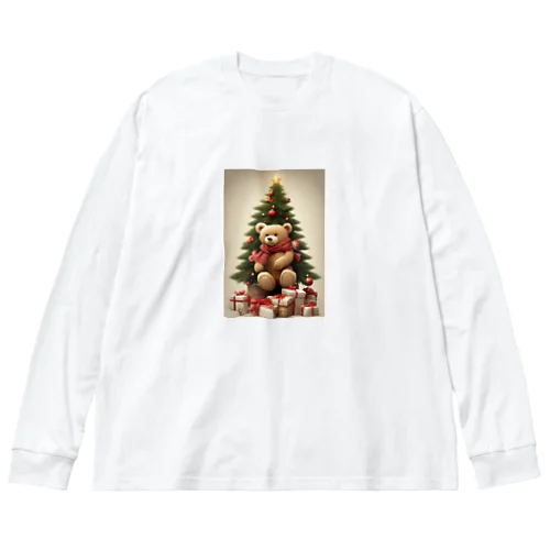 クリスマス テディーベアの思い出 Big Long Sleeve T-Shirt