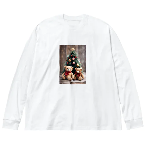 テディーベア兄弟のクリスマス３ Big Long Sleeve T-Shirt