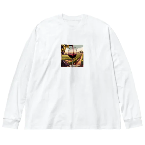 丹精込めたボジョレーヌーボ Big Long Sleeve T-Shirt