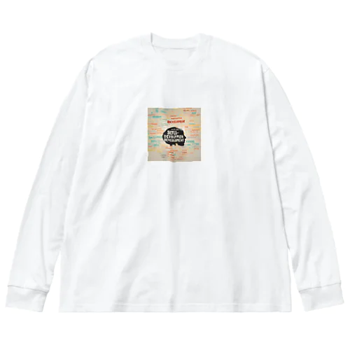 がんばるマン ビッグシルエットロングスリーブTシャツ