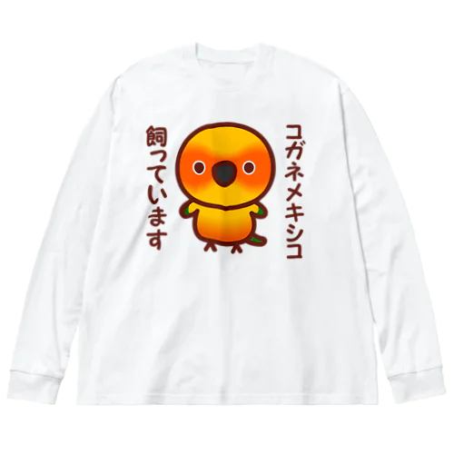 コガネメキシコ飼っています ビッグシルエットロングスリーブTシャツ