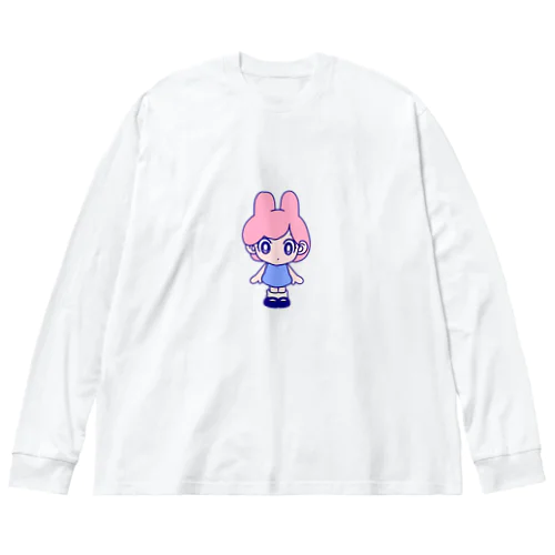 うさナノちゃん ビッグシルエットロングスリーブTシャツ